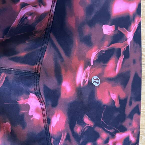 Lululemon Align High-Rise Pant Crop 25” inseam Intensity Pink Blossom size 14 - Picture 7 of 7